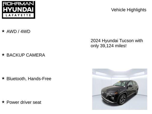 Used 2024 Hyundai Tucson SEL AWD/4WD image 7