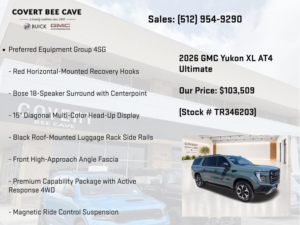 New 2026 GMC Yukon XL AT4 Ultimate AWD/4WD image 25