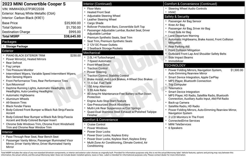 Used 2023 MINI Cooper S FWD image 5