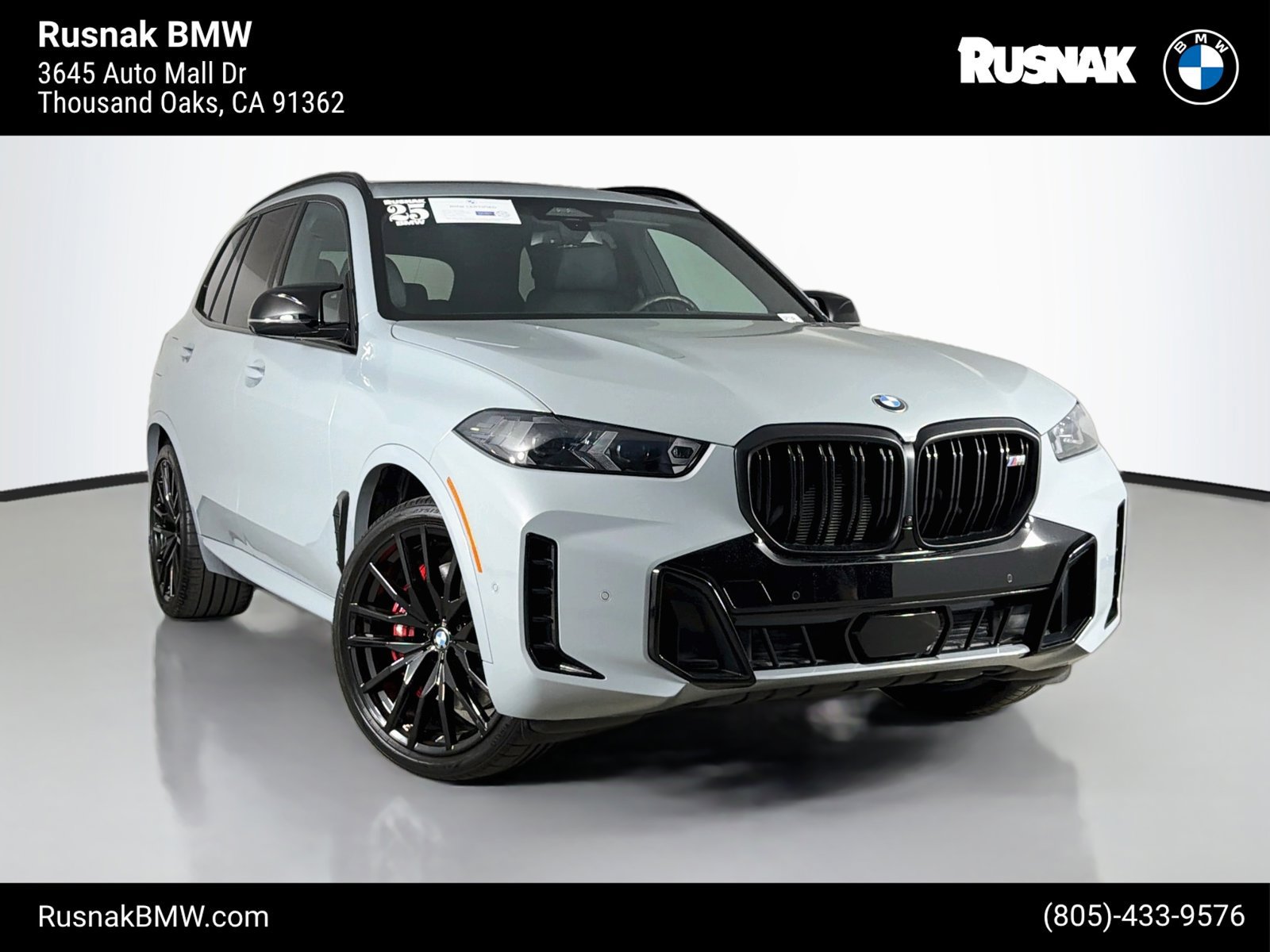 Certified 2025 BMW X5 M60i w/ Climate Comfort Package
