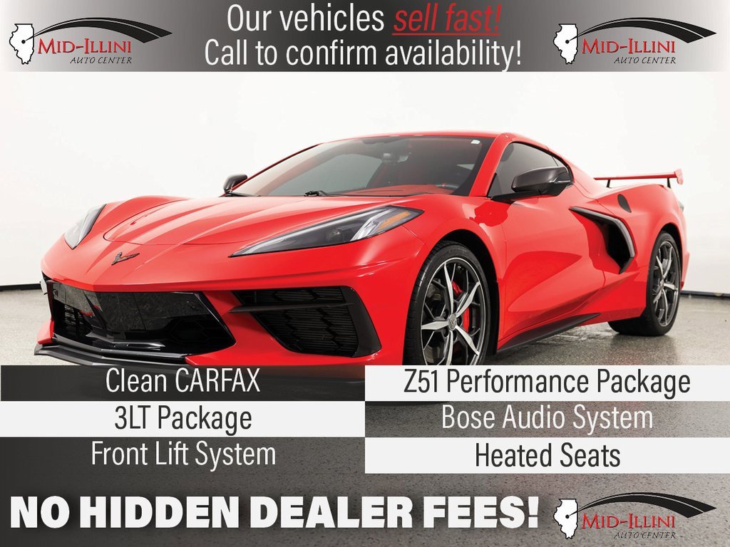 Used 2023 Chevrolet Corvette Stingray Premium Cpe w/ Z51 Performance Package