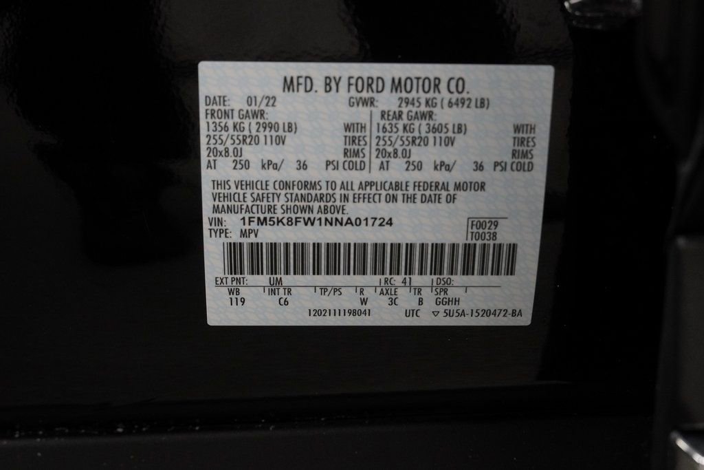 Used 2022 Ford Explorer Limited w/ Hybrid Equipment Group 310A image 57