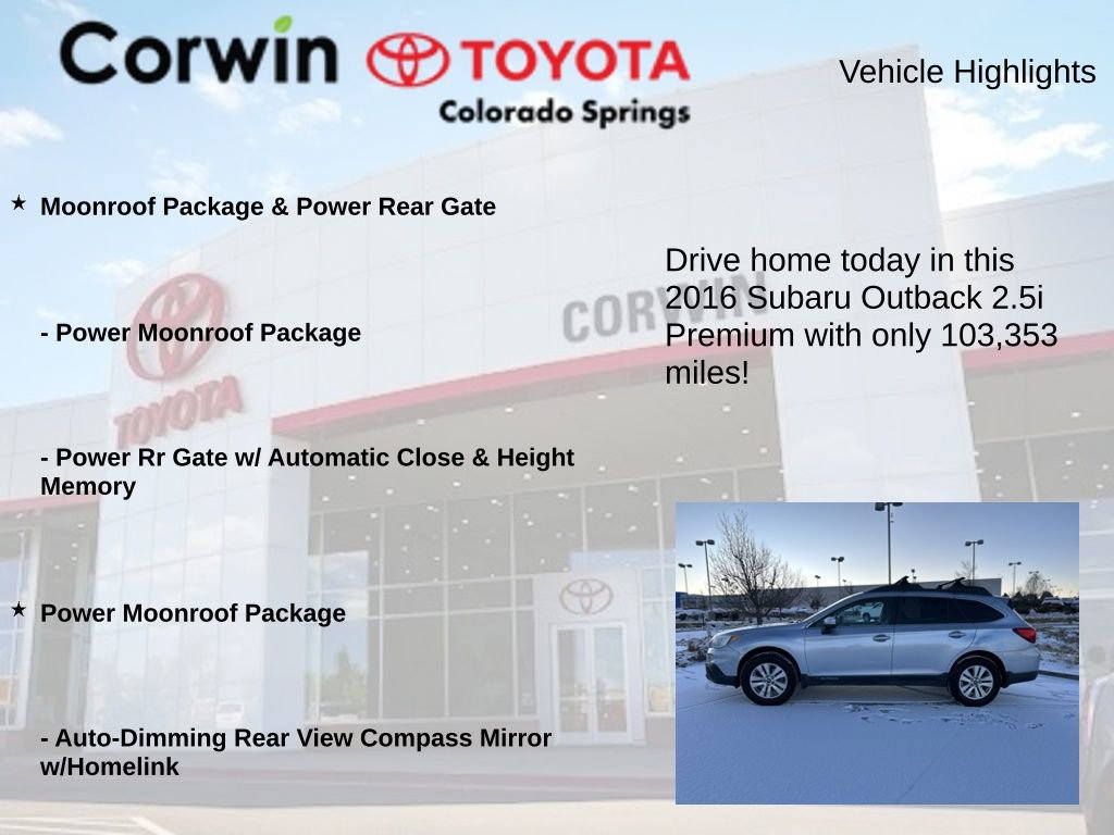 Used 2016 Subaru Outback 2.5i Premium image 6