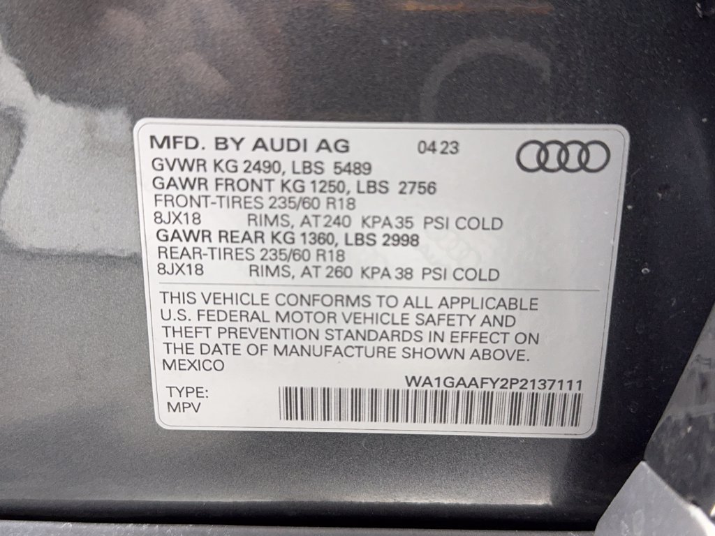 Used 2023 Audi Q5 2.0T Premium w/ Convenience Package AWD/4WD image 50