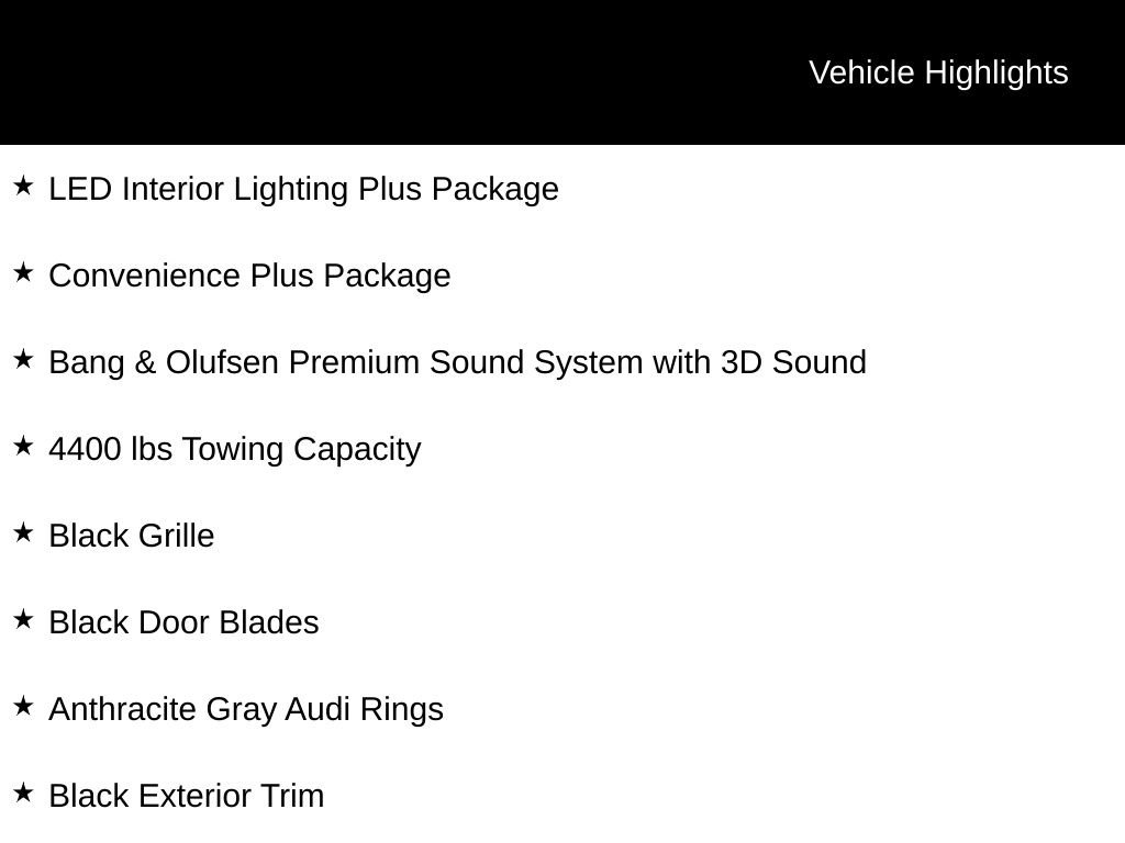 New 2026 Audi Q7 2.0T Premium