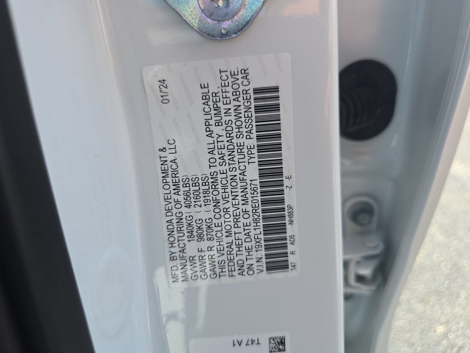 Certified 2024 Honda Civic Sport Touring image 32