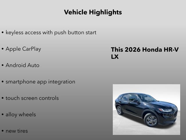 New 2026 Honda HR-V LX image 10