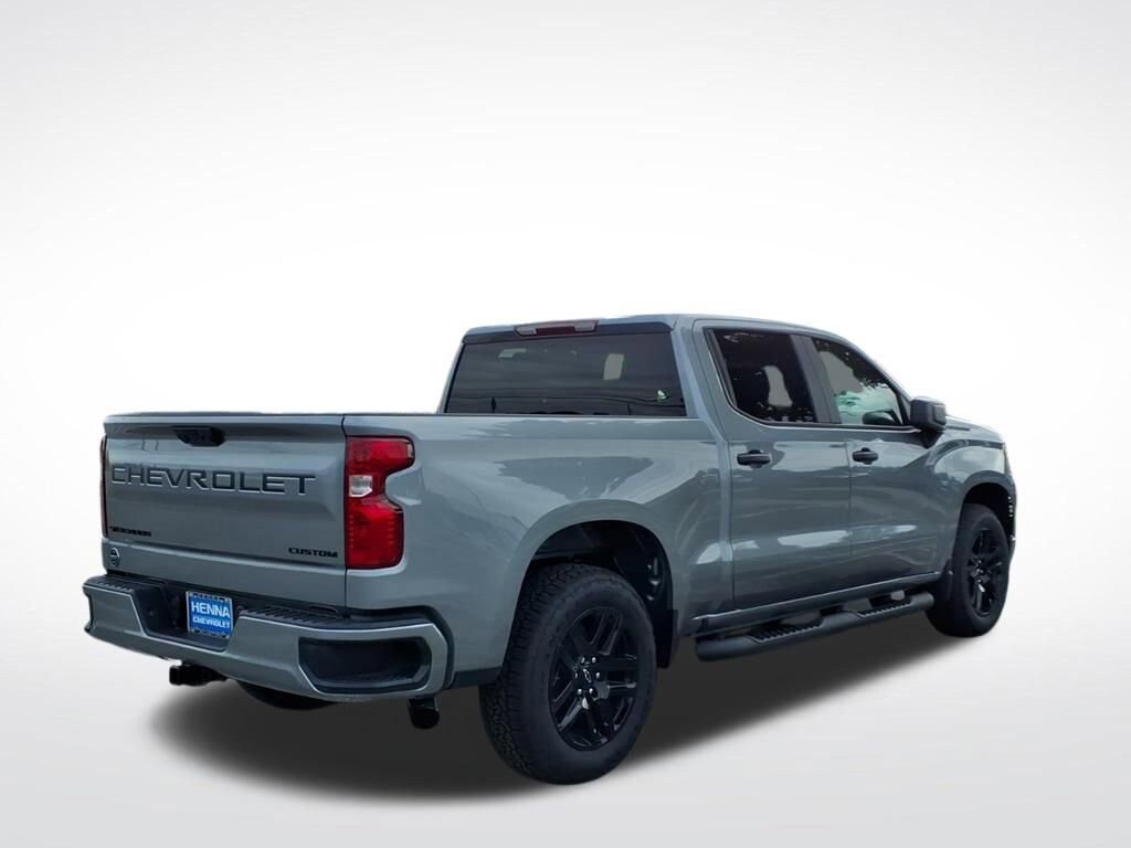 New 2026 Chevrolet Silverado 1500 Custom w/ Turbomax Blackout Package RWD image 3