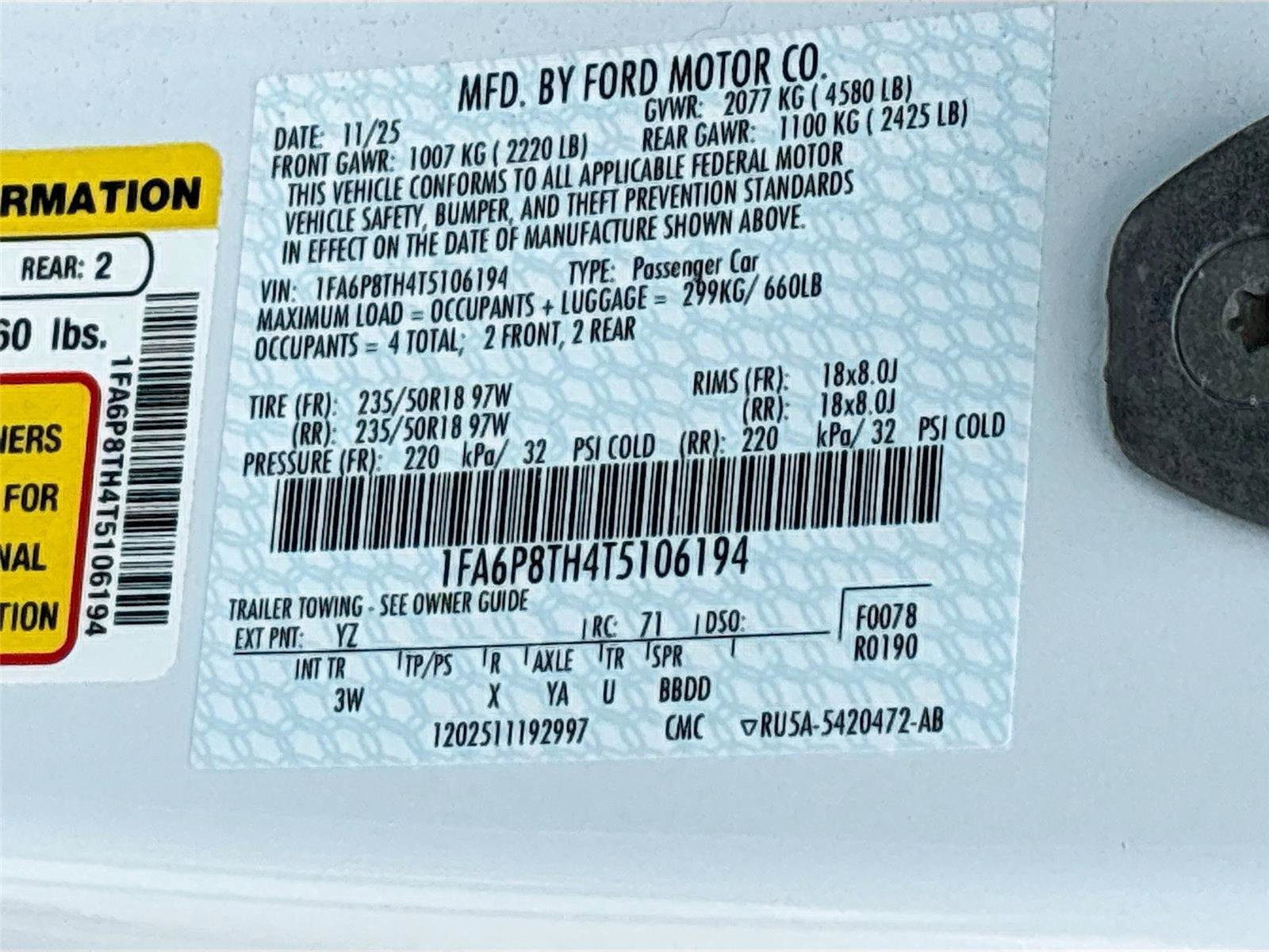 Used 2026 Ford Mustang Premium RWD image 24