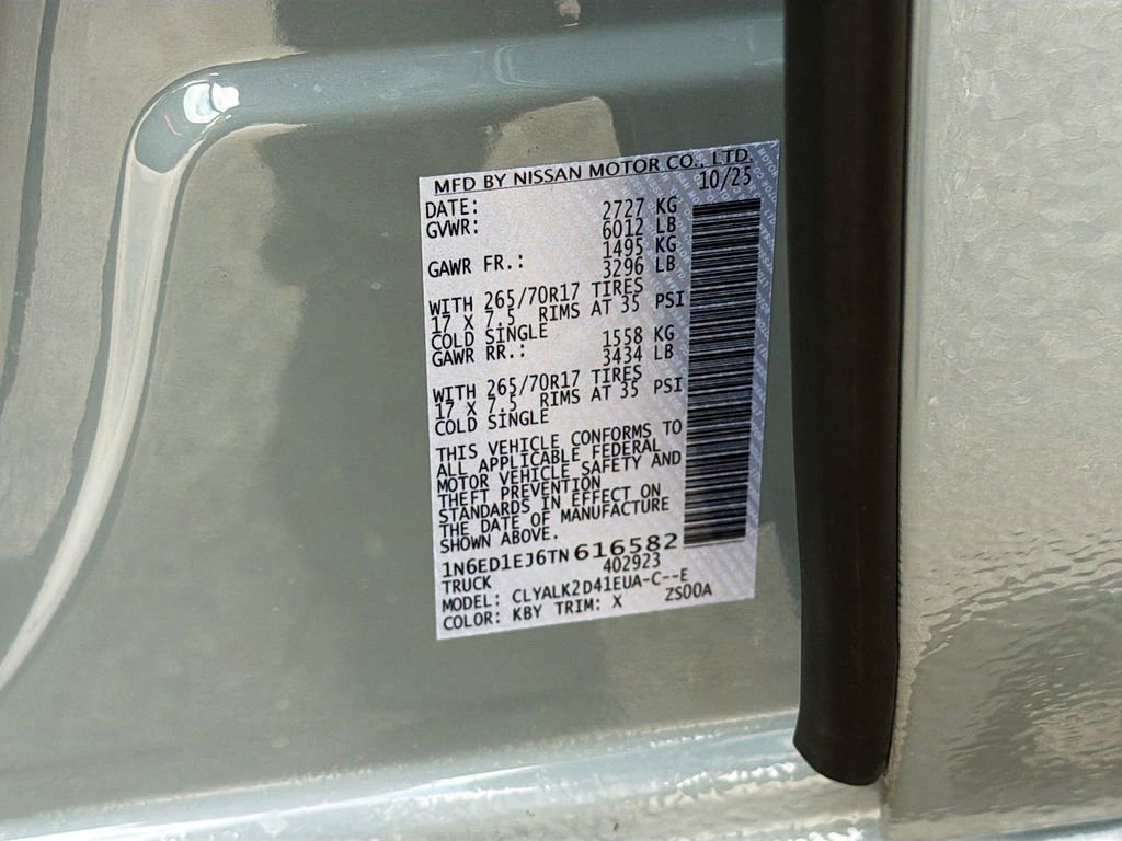 New 2026 Nissan Frontier Pro-X image 32