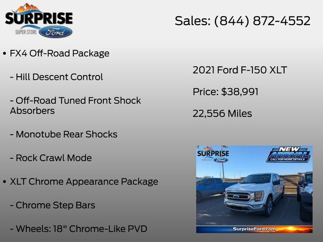 Used 2021 Ford F150 XLT w/ Equipment Group 302A High AWD/4WD image 22