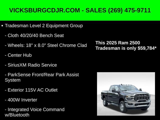 New 2025 RAM 2500 Tradesman image 33