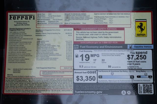 Certified 2025 Ferrari Roma Spider image 52