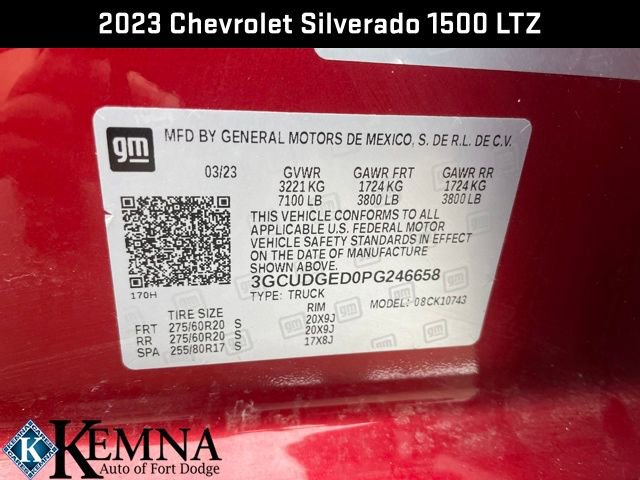 Used 2023 Chevrolet Silverado 1500 LTZ image 33