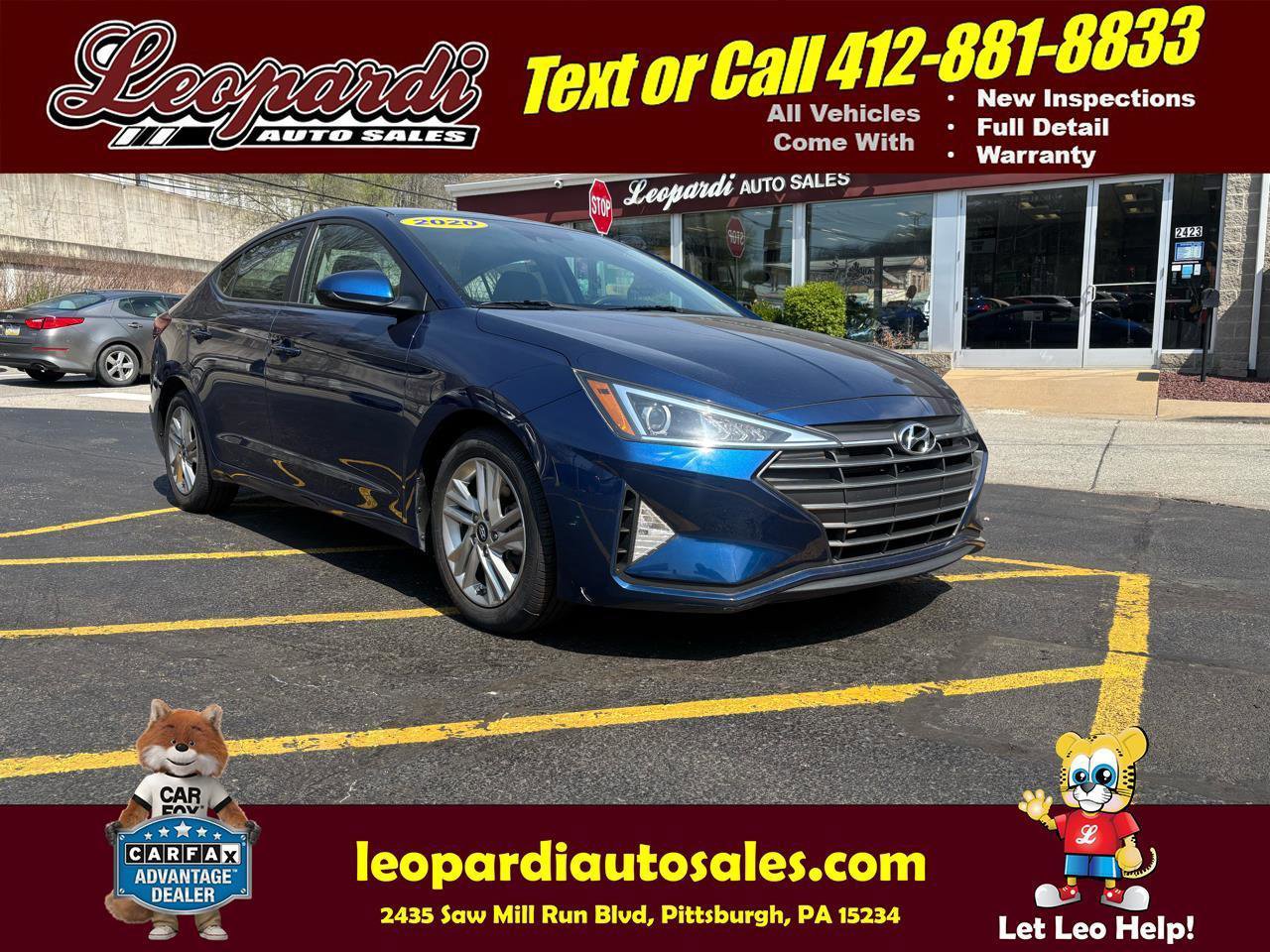 Used 2020 Hyundai Elantra SEL