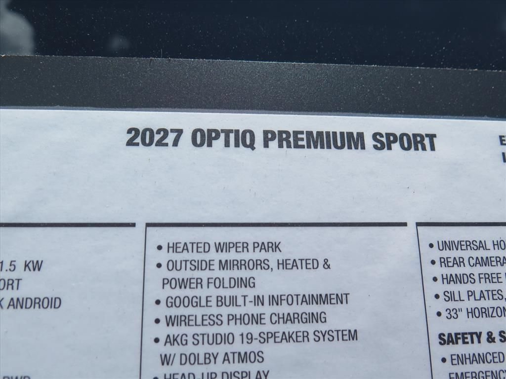 New 2027 Cadillac Optiq Premium Sport RWD image 11