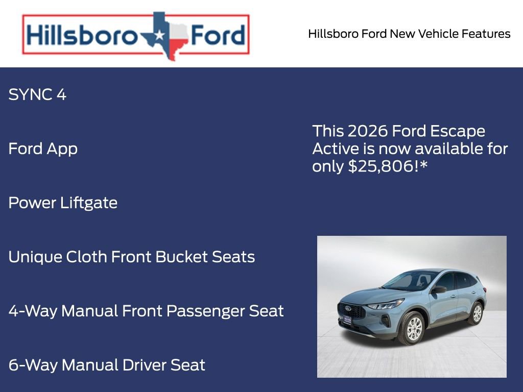 New 2026 Ford Escape Active image 9