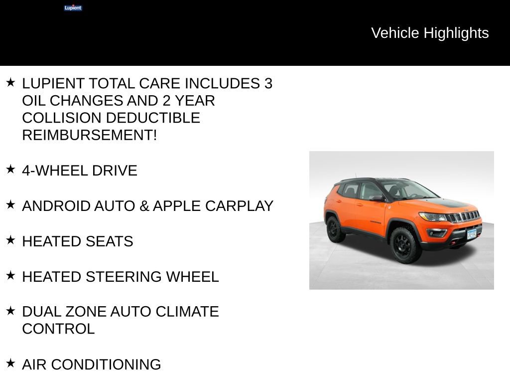 Used 2019 Jeep Compass Trailhawk w/ Leather Interior Group AWD/4WD image 7