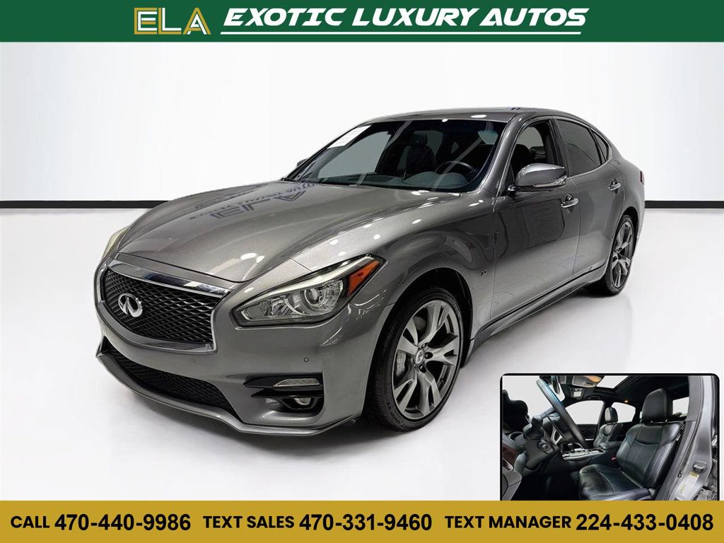 Used 2015 INFINITI Q70 3.7 w/ Sport Package RWD image 1