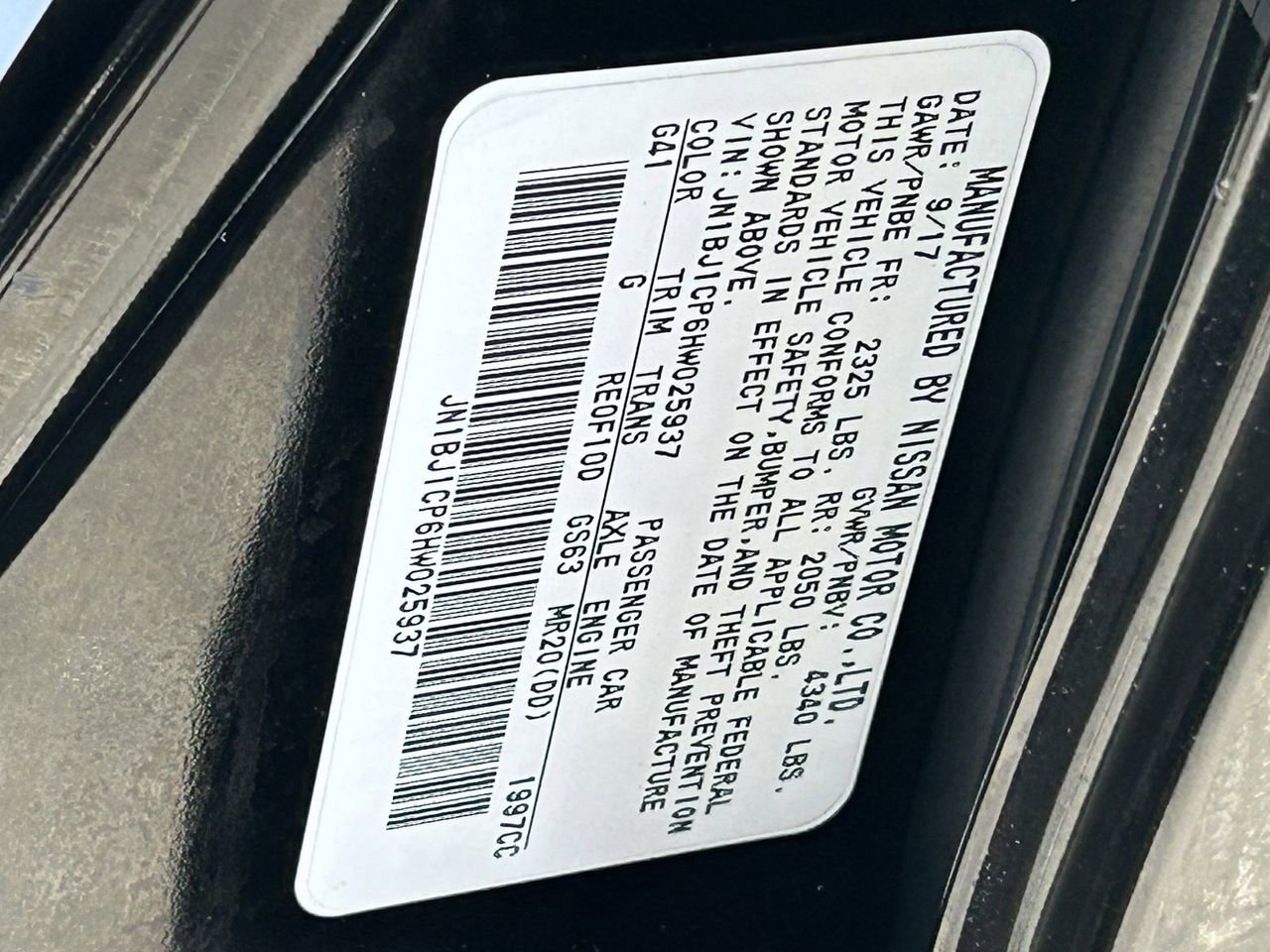 Certified 2017 Nissan Rogue Sport SL FWD image 35