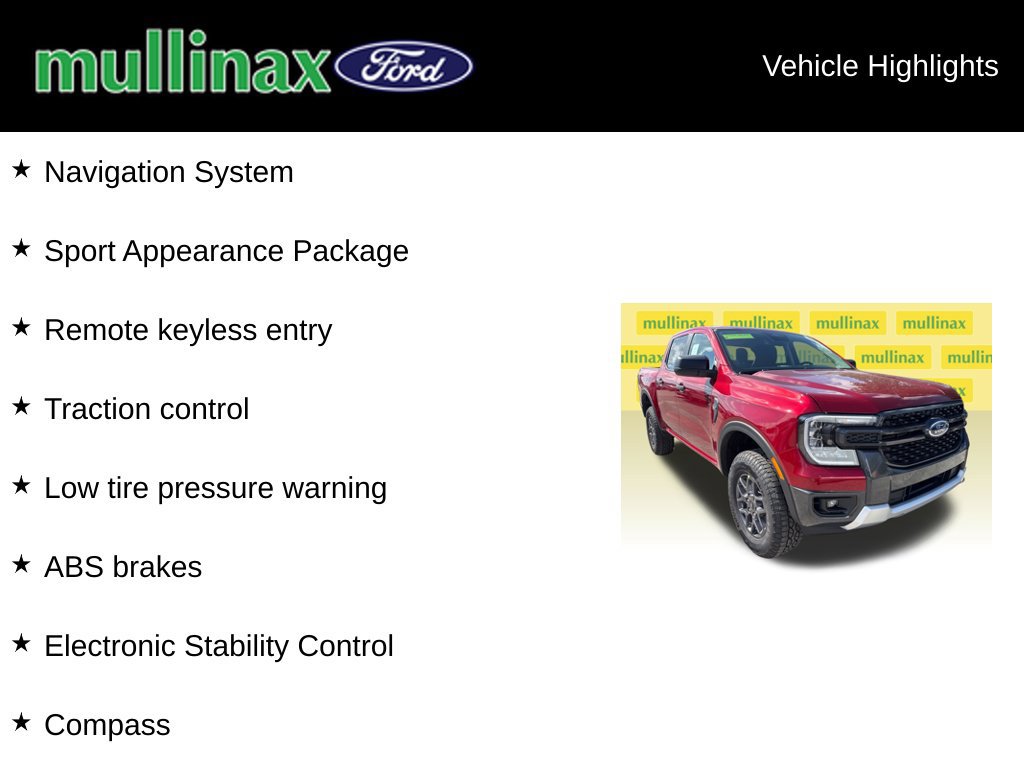New 2026 Ford Ranger XLT w/ Equipment Group 301A High AWD/4WD image 15