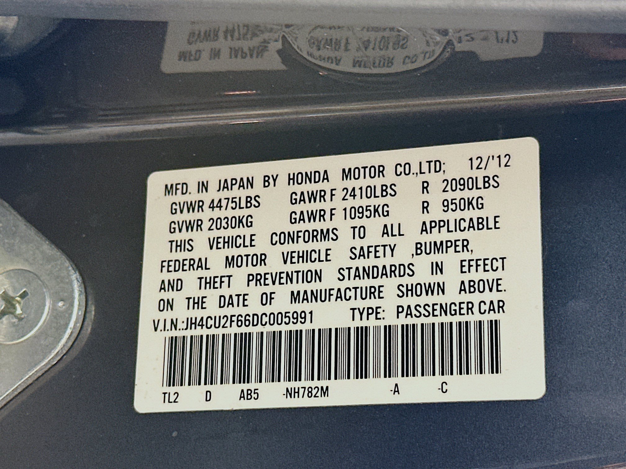 Used 2013 Acura TSX Sedan FWD image 12