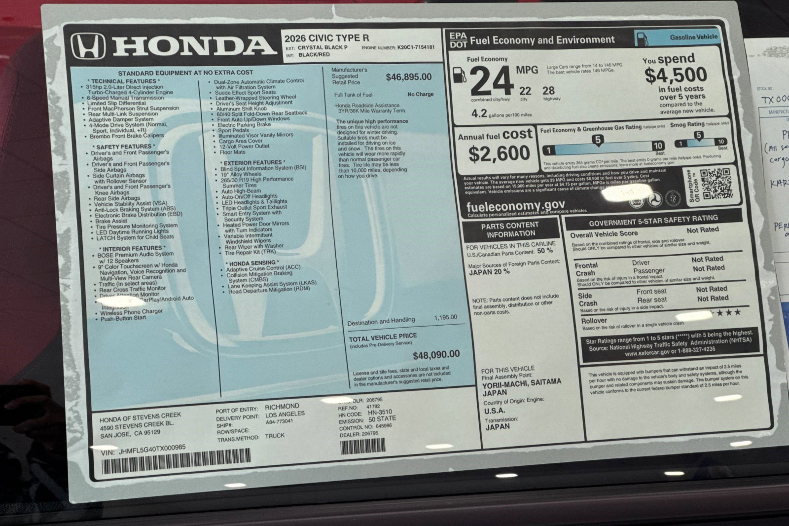 New 2026 Honda Civic Type R image 34