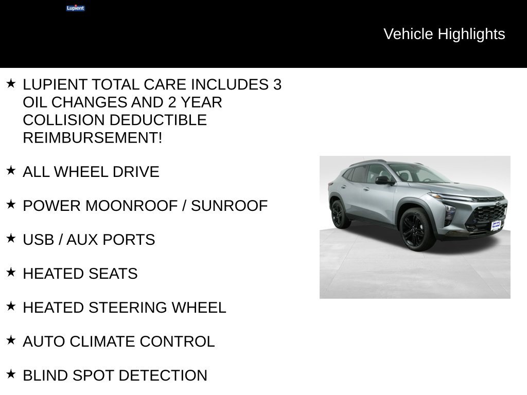 Used 2025 Chevrolet Trax ACTIV w/ Sunroof Package FWD image 7