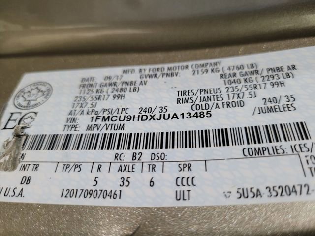 Used 2018 Ford Escape SEL image 46