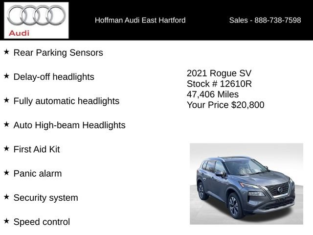 Used 2021 Nissan Rogue SV w/ Premium Package image 6