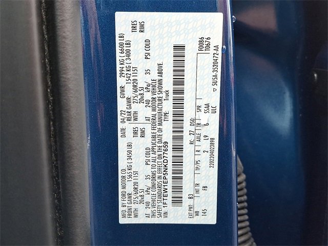 Certified 2022 Ford F150 XLT w/ Equipment Group 302A High image 26