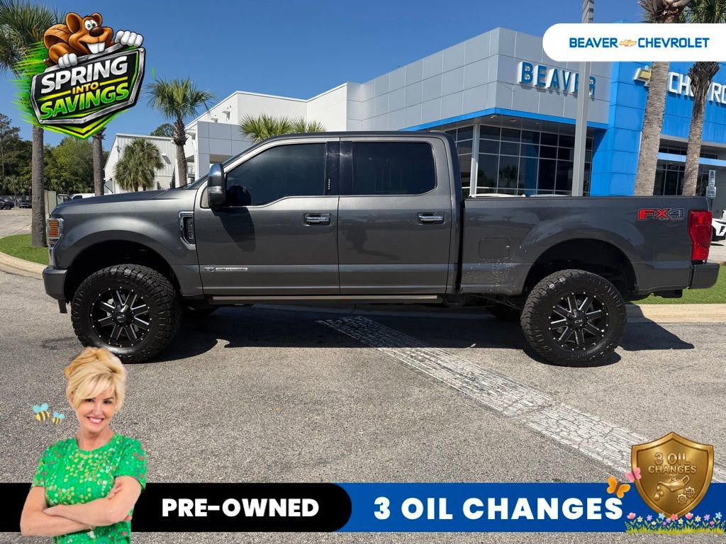 Used 2020 Ford F250 Platinum w/ FX4 Off-Road Package AWD/4WD image 7