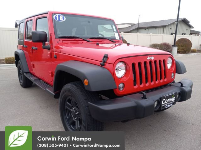 Used 2018 Jeep Wrangler Unlimited Sport w/ Connectivity Group