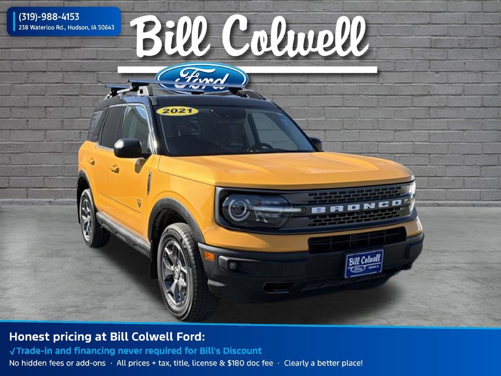 Certified 2021 Ford Bronco Sport Badlands w/ Badlands Package AWD/4WD image 1