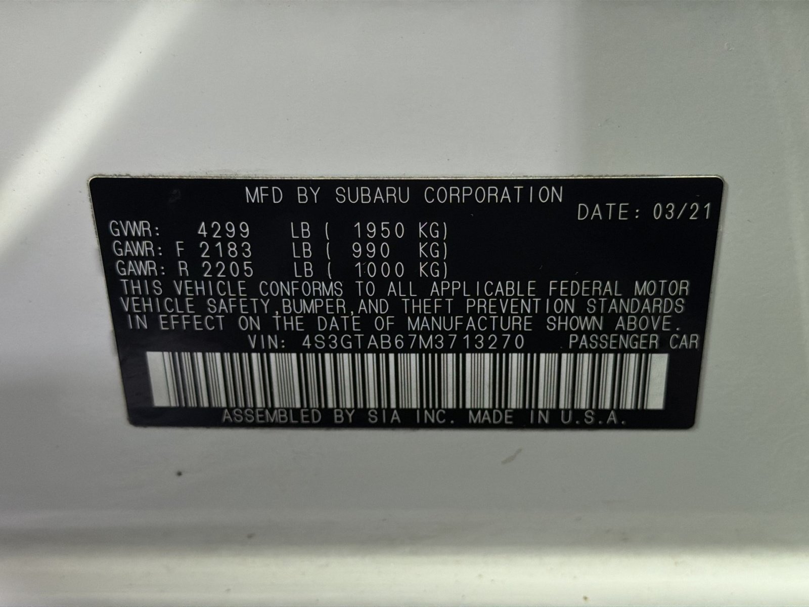 Used 2021 Subaru Impreza 2.0i AWD/4WD image 33