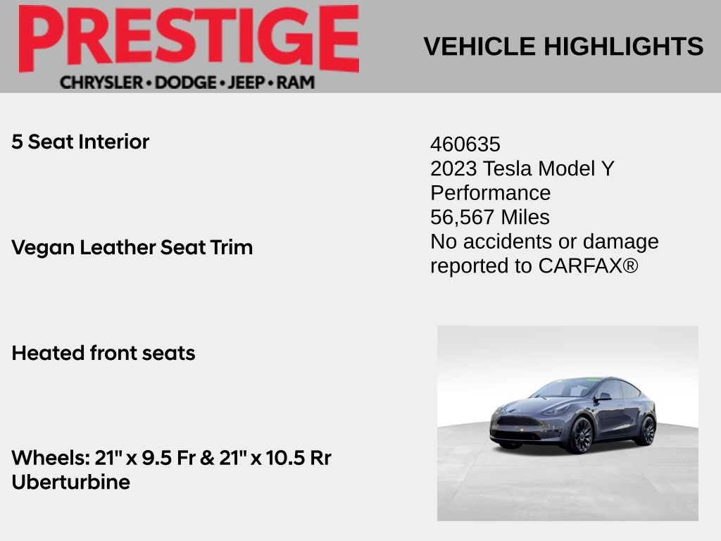 Used 2023 Tesla Model Y Performance AWD/4WD image 4