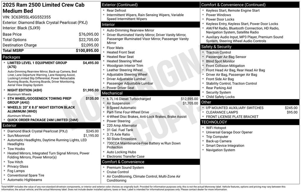 Used 2025 RAM 2500 Limited AWD/4WD image 5