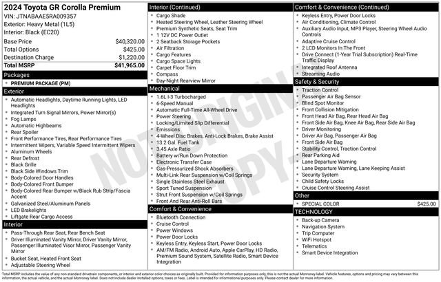 Used 2024 Toyota Corolla Premium image 10