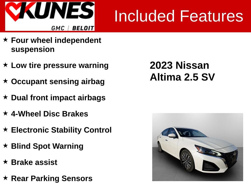 Used 2023 Nissan Altima 2.5 SV image 3