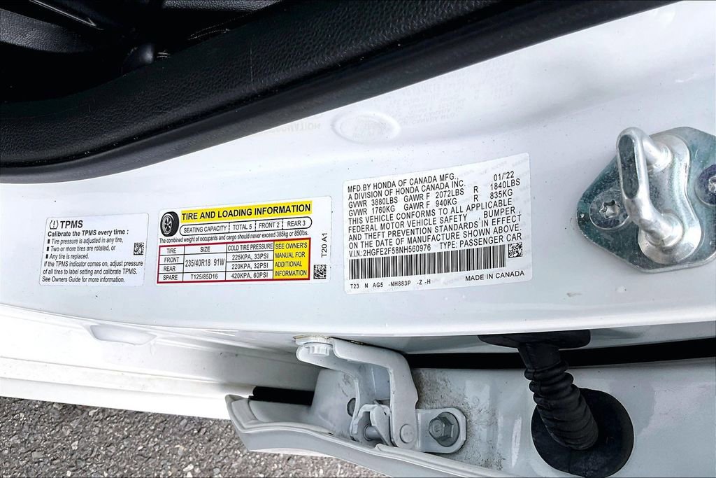 Used 2022 Honda Civic Sport image 13