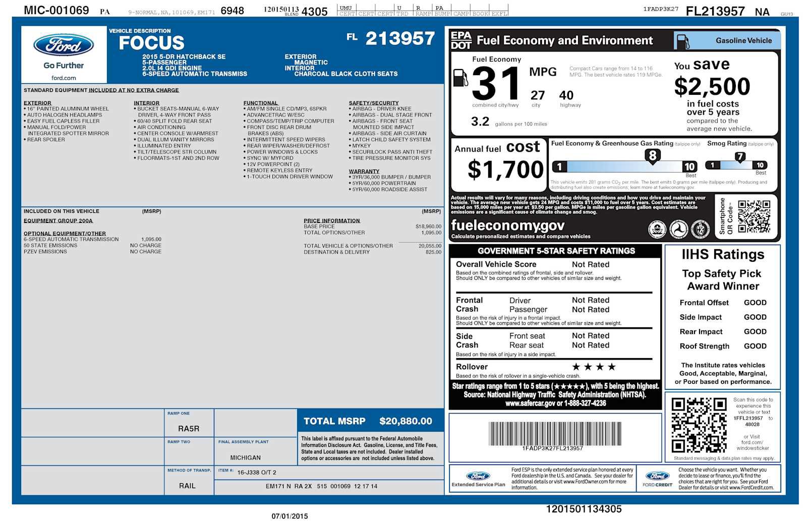 Used 2015 Ford Focus SE image 29