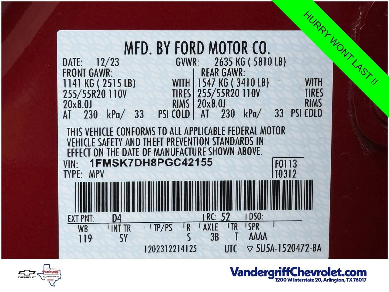 Used 2023 Ford Explorer XLT w/ Equipment Group 202A RWD image 28