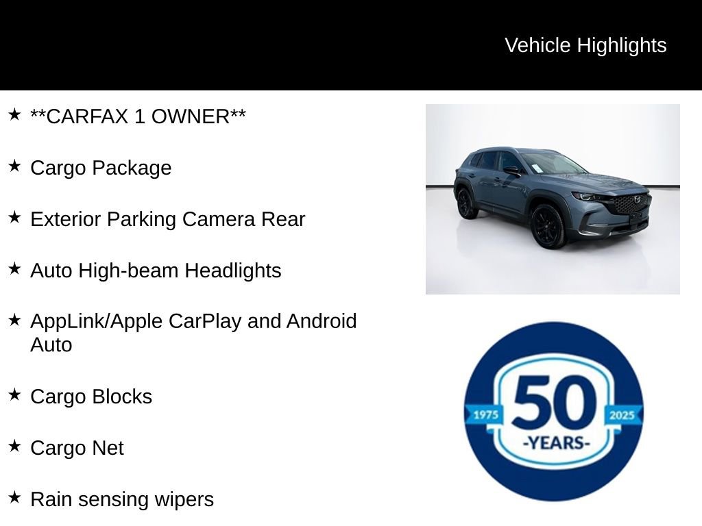 Used 2023 MAZDA CX-50 AWD 2.5 S w/ Cargo Package image 7