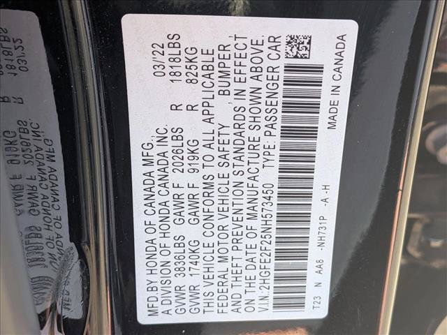Used 2022 Honda Civic LX image 15