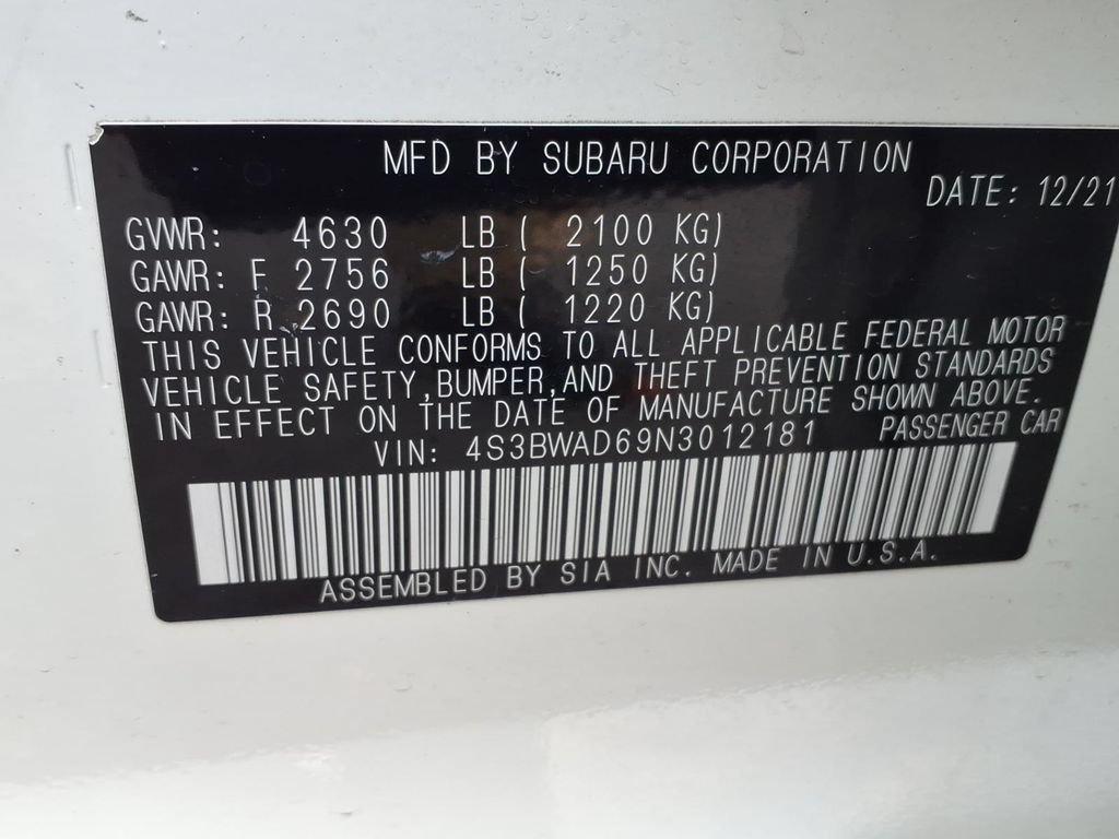 Used 2022 Subaru Legacy Premium AWD/4WD image 33