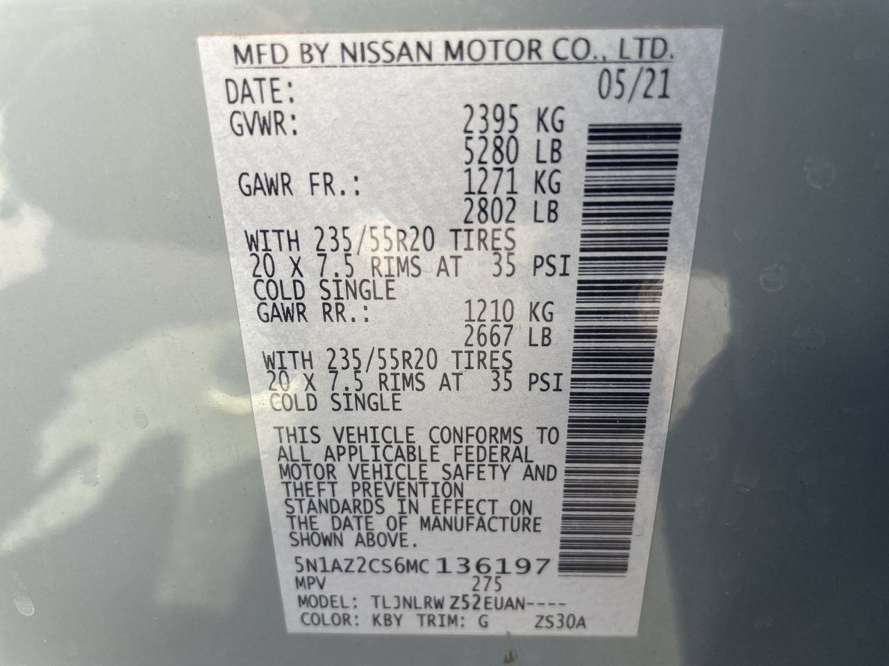 Used 2021 Nissan Murano SL AWD/4WD image 24