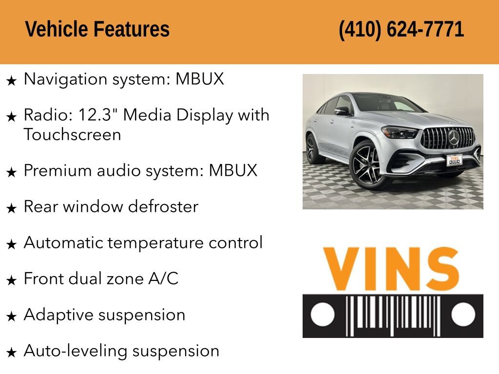 Used 2025 Mercedes-Benz GLE 53 AMG 4MATIC Coupe image 5