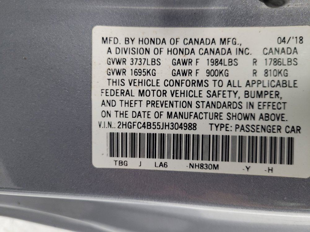 Used 2018 Honda Civic LX image 33