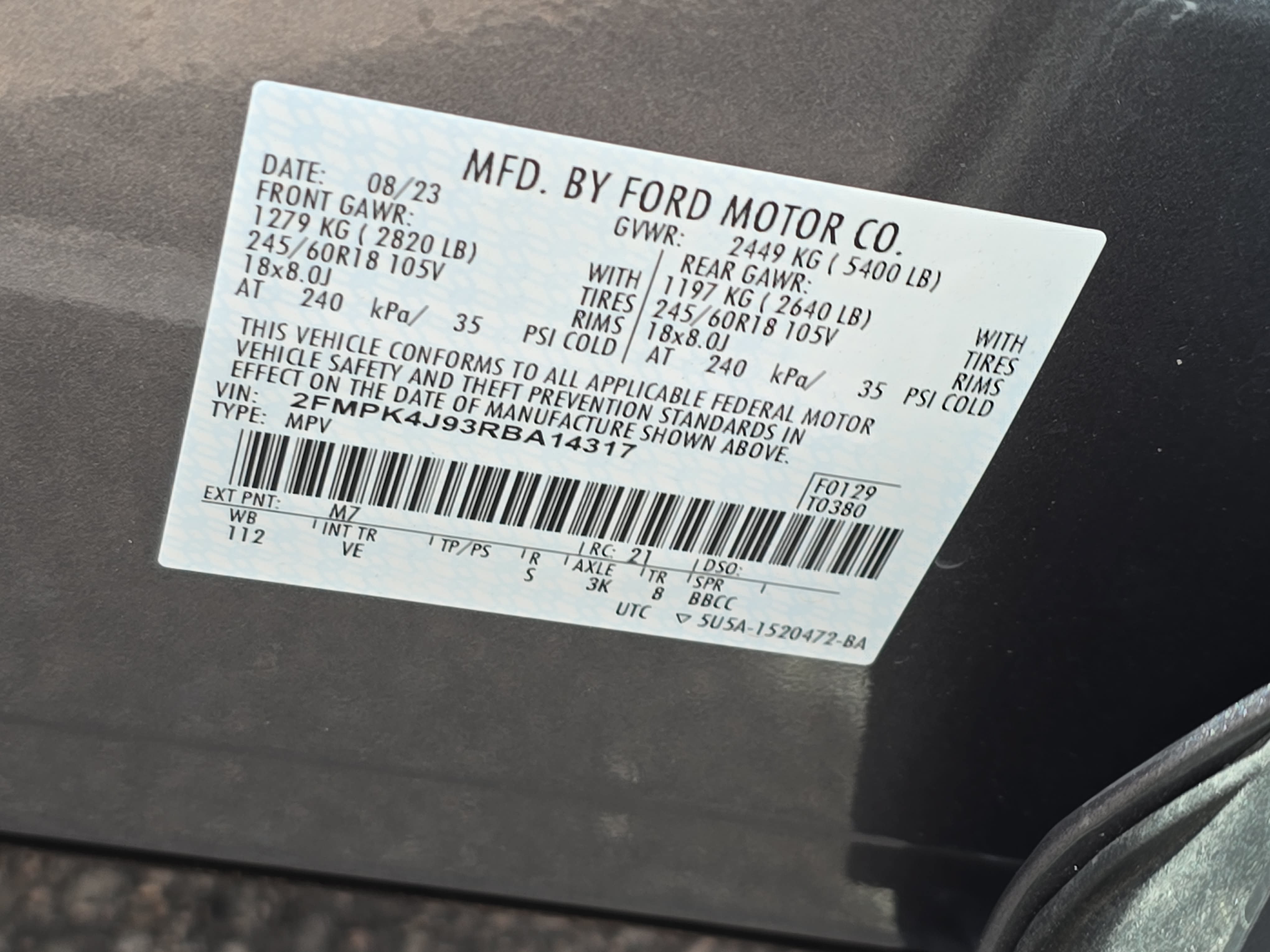 Used 2024 Ford Edge SEL w/ Convenience Package AWD/4WD image 35