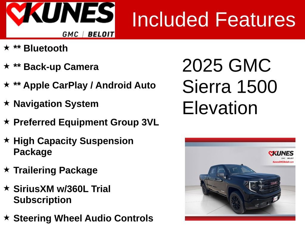 New 2025 GMC Sierra 1500 Elevation image 2